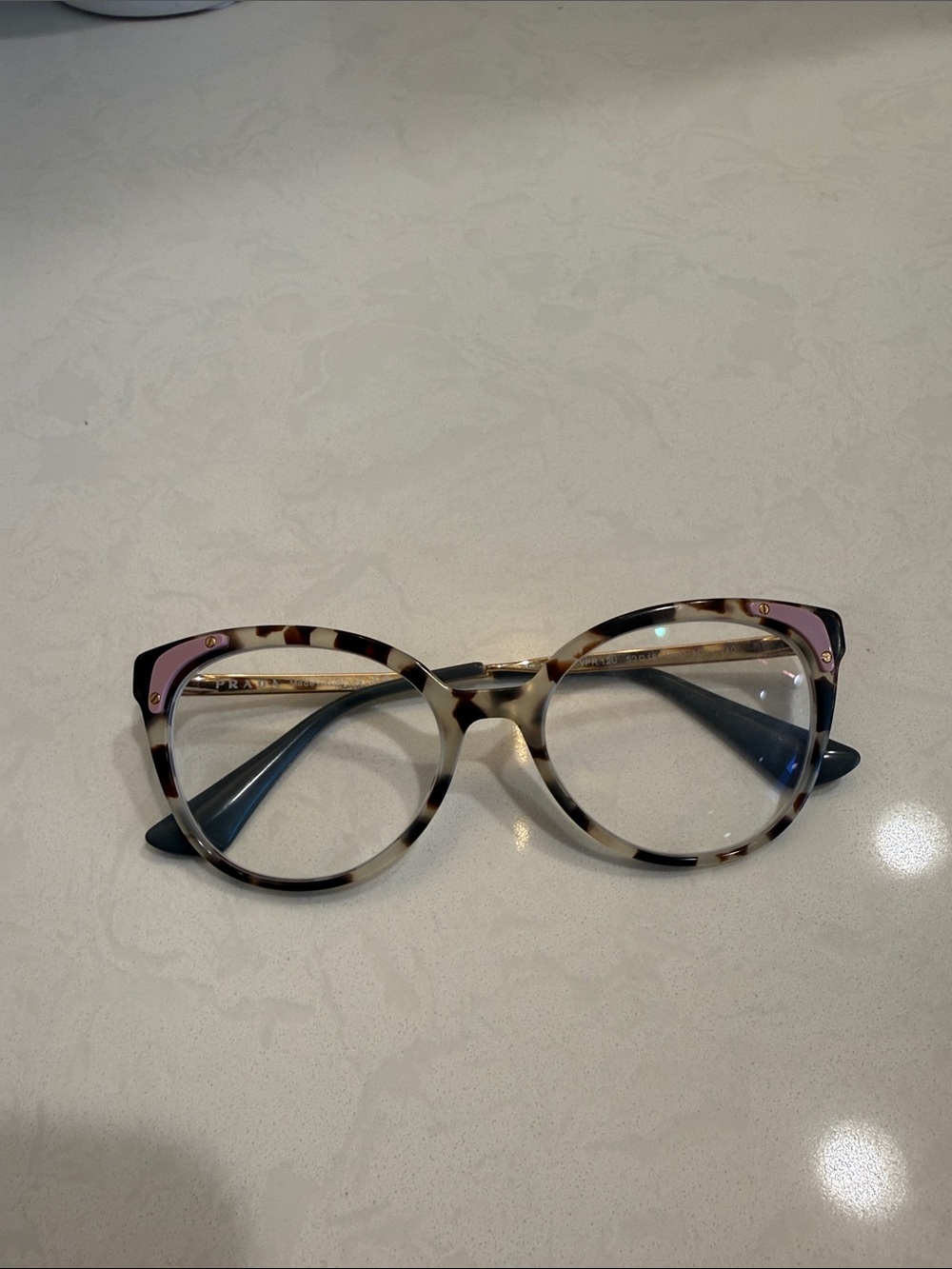 Prada VPR 12 U eyeglasses frame only.
